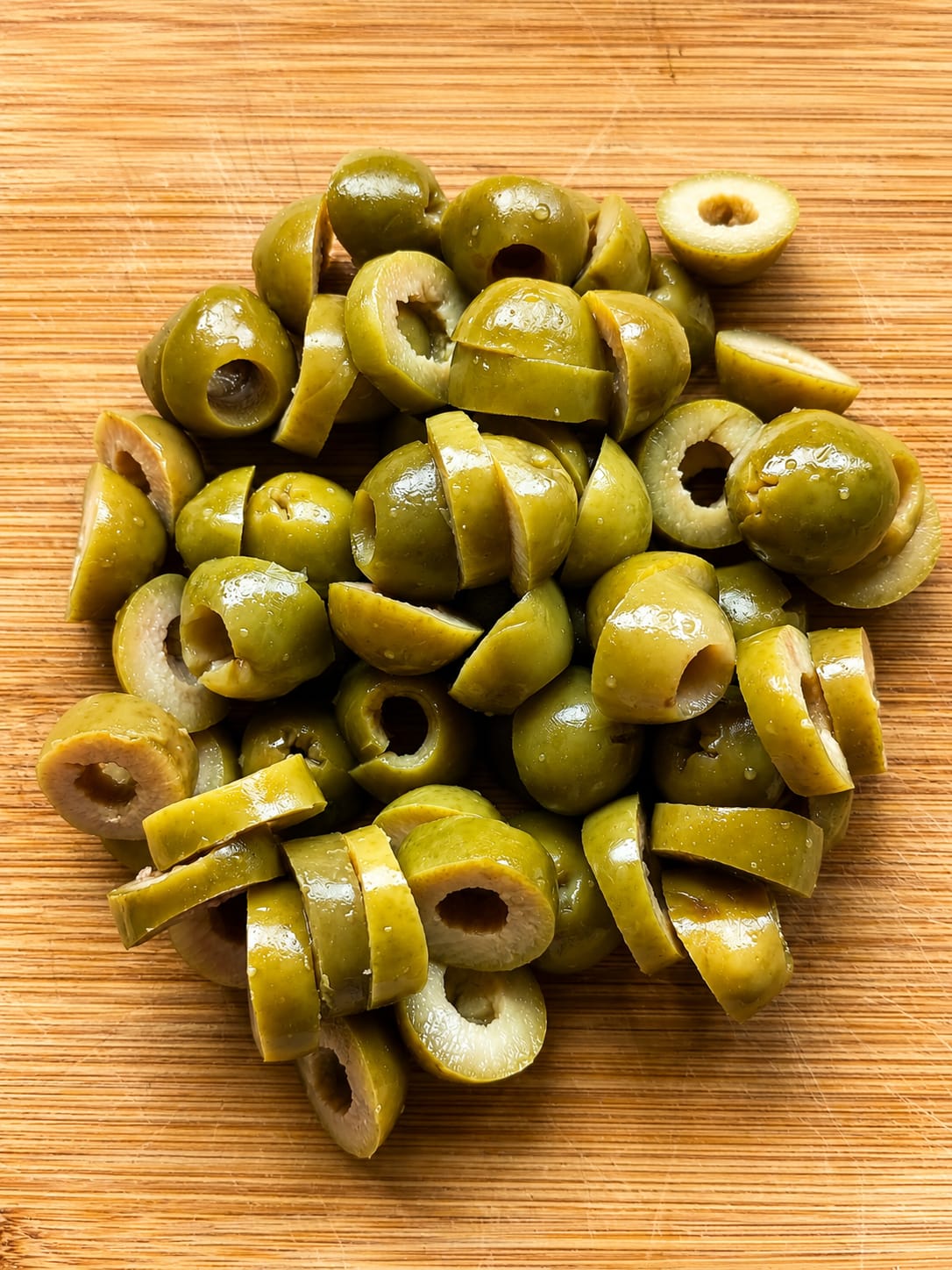 Aceitunas verdes frescas ingrediente empanada artesanal - Tas Loco, Muchacho!