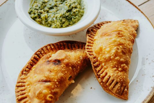 Empanada de espinaca y queso congelada vegetariana artesanal - Tas Loco, Muchacho! Uruguay